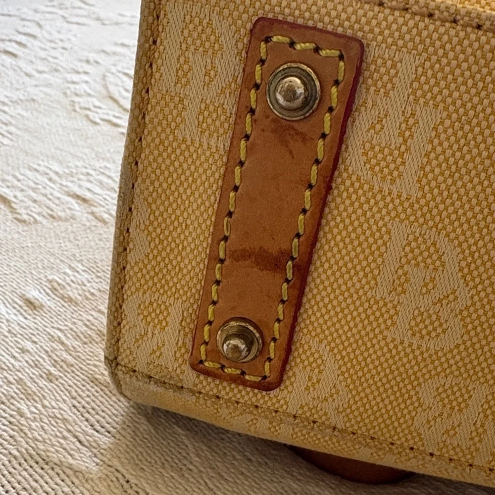 Vintage Dooney & Bourke Brown Monogram Canvas Tote